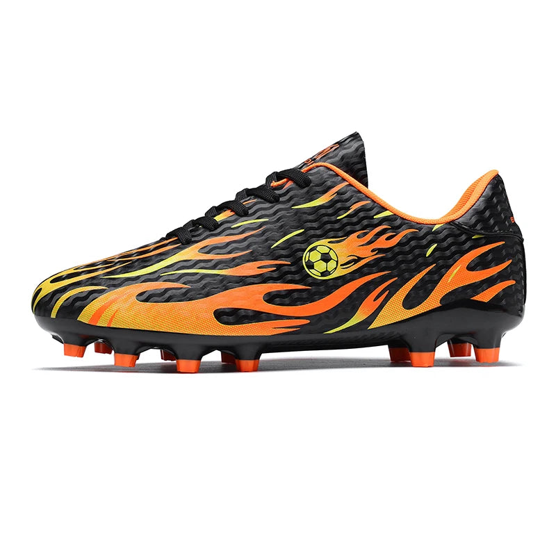 Nouvelles chaussures de football pour homme, chaussures de football professionnelles, baskets confortables pour les matchs en plein air, chaussures de sport antidérapantes pour garçons, unisexe