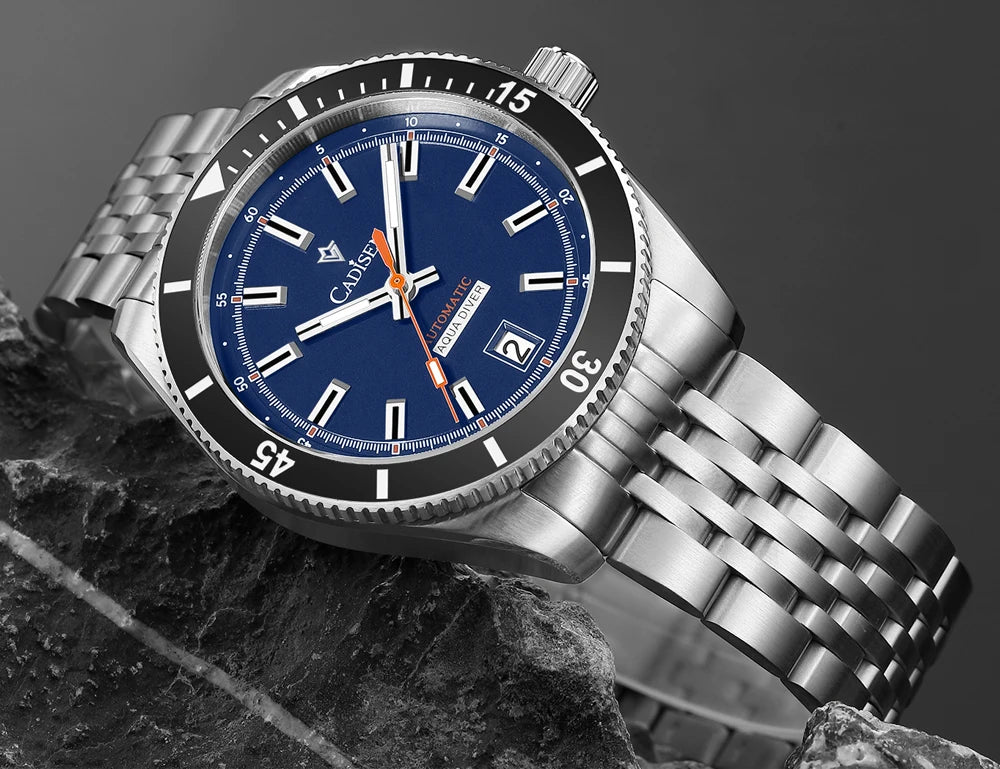 NEW 2025 CADISEN Mens Watches Mechanical Wristwatch For Men Automatic Watch Men Japan 8215 Ceramic Bezel 10Bar Waterproof Clock