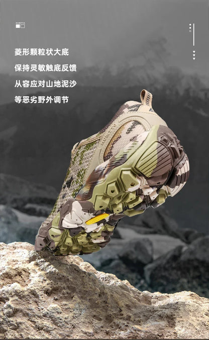 HUMTTO Chaussures pour homme : chaussures de randonnée d'été antidérapantes et respirantes, de luxe, de créateur, pour le plein air, le trekking et l'escalade, baskets pour homme