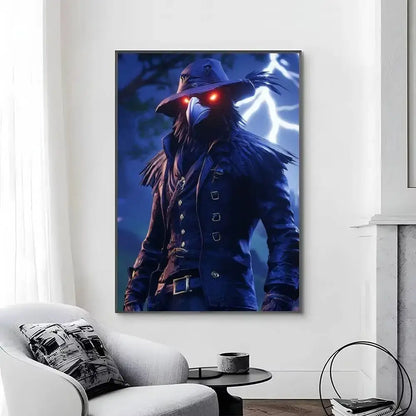 Game-F-F-Fortnites Posters Self Adhesive Waterproof Ideal For Living Room Bedroom Bar Decoration