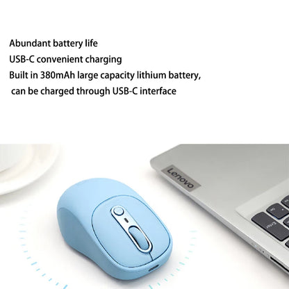 Muis Lenovo Xiaoxin Bluetooth Draadloze Muis M3 Twilight Gray Stil Licht Geluid Drie Bluetooth Kantoormuis