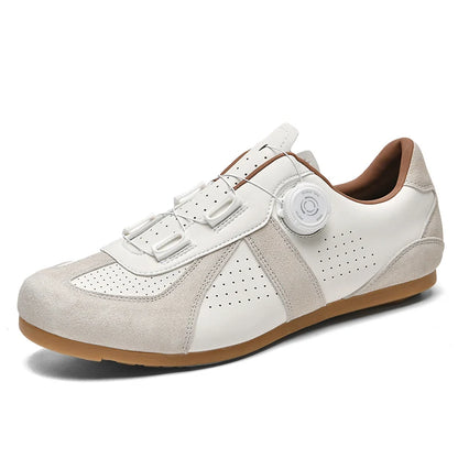 Women's Non-Lock Mountain Bike Shoes, No Cleats, Road Cycling RB Speed Rubber Sole Shoes, Men's Rubber Sole Cycling Shoes