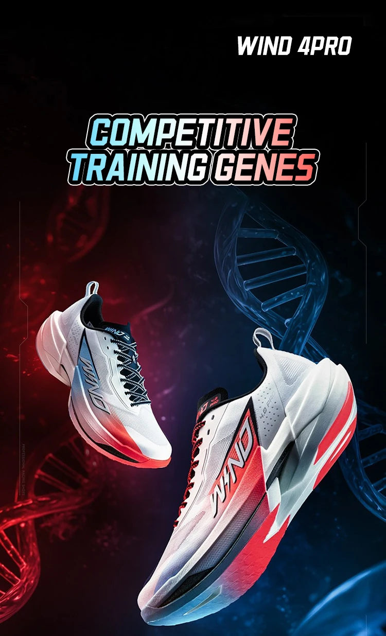 QIAODAN WIND 4PRO Carbon Plate Marathon Shoes Men Professional Racing Sneakers 2026 Breathable Running Sports Shoes QDB023262291