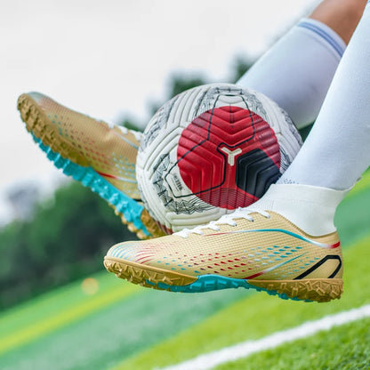 Men's Football Boots Professional Turf Futsal Match Grass Unisex Outdoor Training Soccer Shoes Soccer Cleats Non-slip Breathable