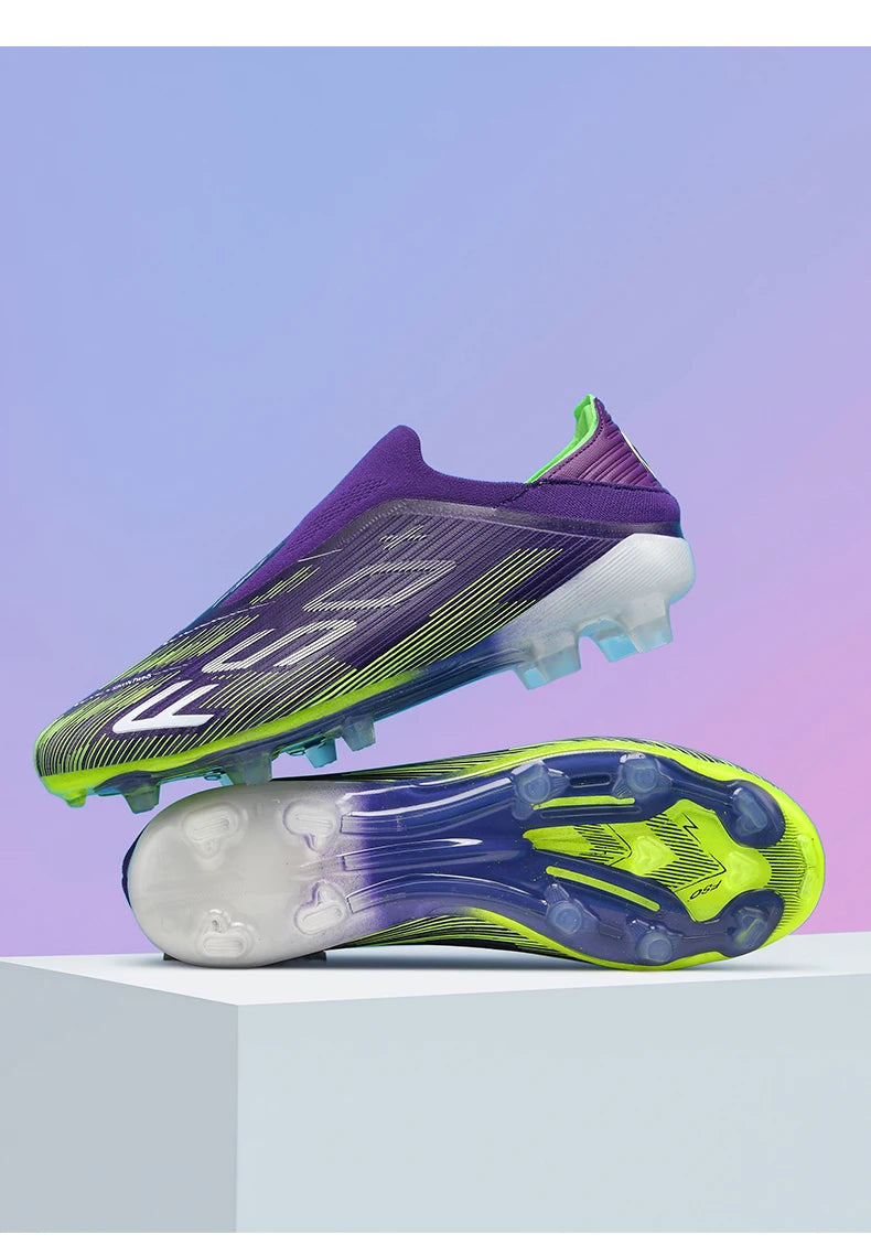 New Men's Soccer Shoes Futsal Football Boots Sneakers Match Grass Cleats High-Quality Non-Slip Indoor Hot-Selling High-Top Outdoor