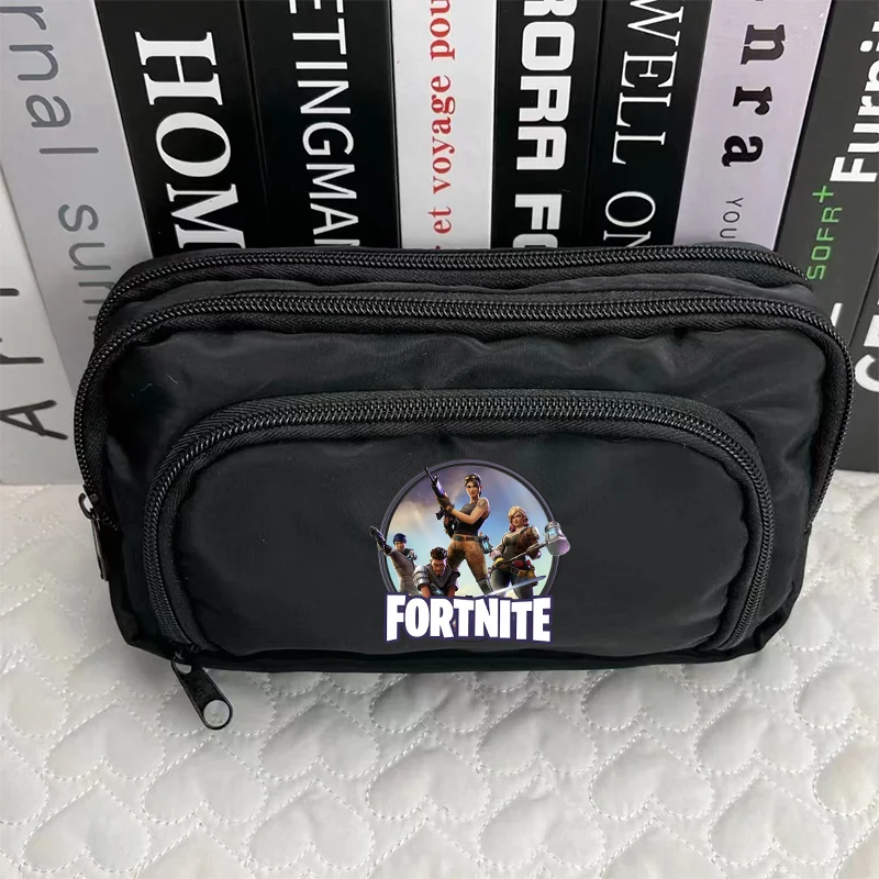 Estojo para Canetas Fortnite com Padrão Criativo do Jogo, Estojo Harajuku, Bolsa de Arrumação para Rapaz e Rapariga, Material de Regresso às Aulas, Presentes de Aniversário e Festa