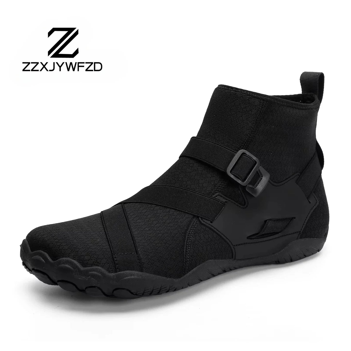 Zapatillas deportivas de exterior para senderismo y vadeo, unisex, para natación, calzado acuático de caña alta barefoot, zapatos aqua para playa, fitness, buceo y surf