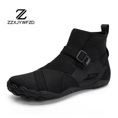 Zapatillas deportivas de exterior para senderismo y vadeo, unisex, para natación, calzado acuático de caña alta barefoot, zapatos aqua para playa, fitness, buceo y surf