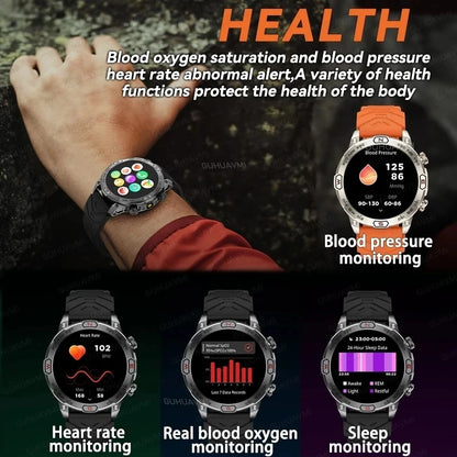 Men Fashion Outdoor Sport GPS Smart Watch Men AMOLED HD Screen Heart rate Waterproof Sport Smartwatch Man Smart Bracelet clock