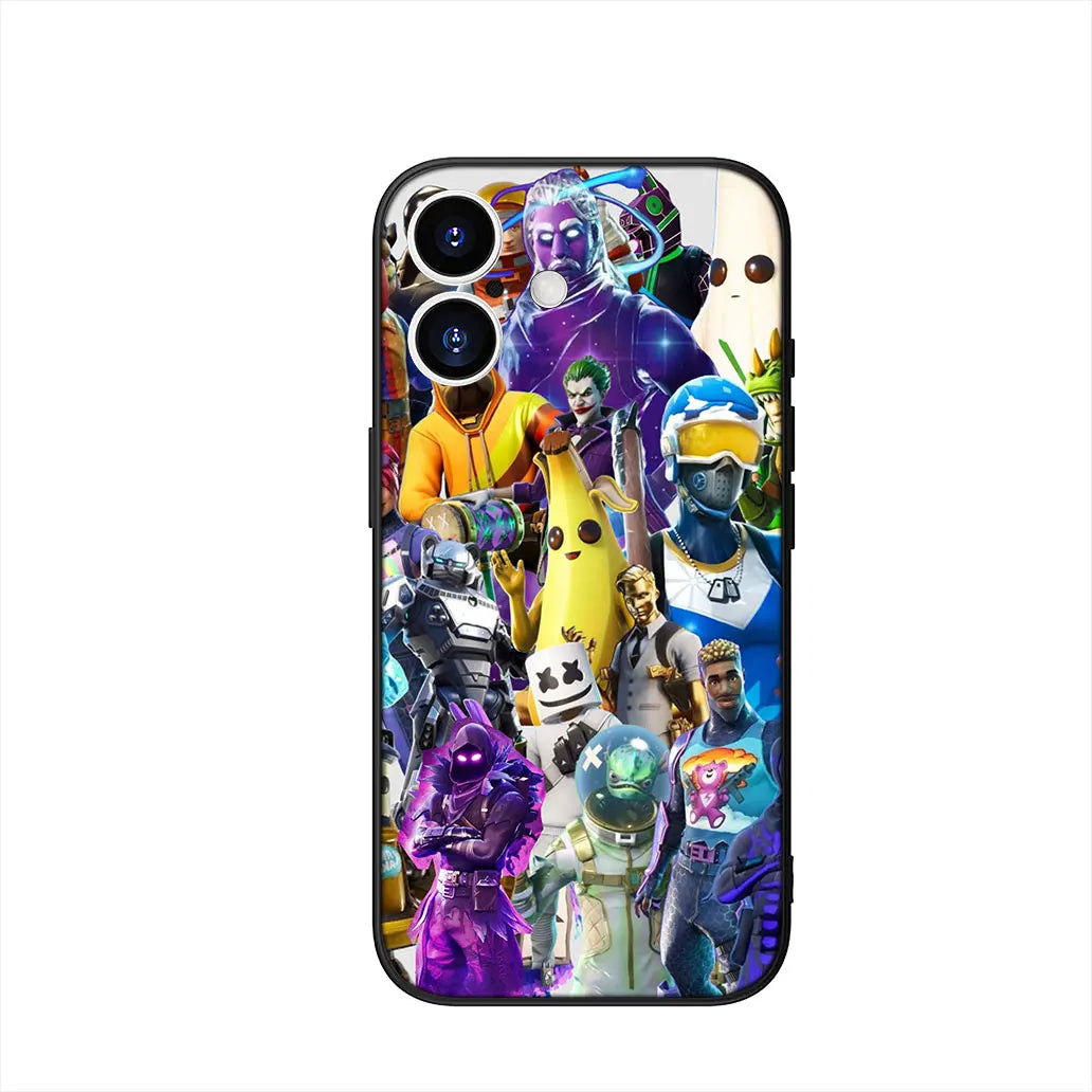 Game F-ForTnites Wallpaper Case für Samsung Galaxy A07 A13 A12 A23 A42 A50 A51 A52 A53 A70 A71 A72 A21S A04 Note 20 9 8 10 Hülle