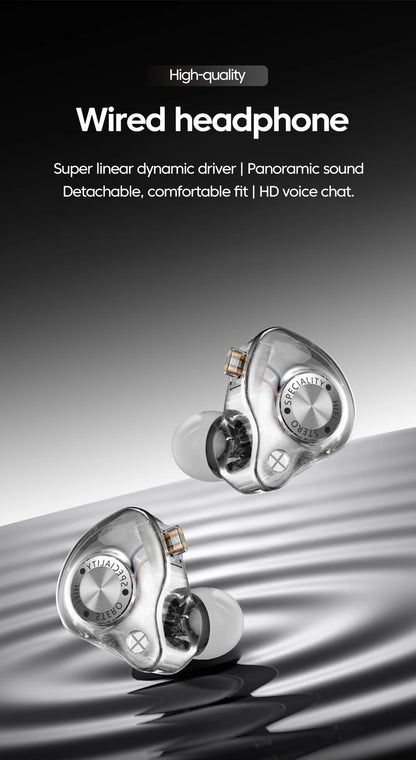 Original 15D Super Bass In-Ear Headphone With Mic 3.5mm AUX/Type-C Digital Chip Headset For iPhone 17 Huawei Xiaomi Android