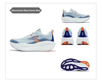 361 Degrees PopBlaze 5 Herren-Laufschuhe, neue Dämpfung, dicke Sohle, atmungsaktiv, rutschfest, Outdoor-Jogging-Sneaker für Herren 672532212