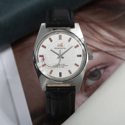 Shanghai 36MM Hand-Wind Mechanical Watch 7120 Waterproof china Watch for Men wholesale