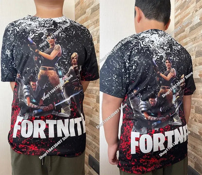 Lastenvaatteet syksyinen collegepaita T-paita huppari uusi Fortnite lasten rento asu mukavat streetwear-vaatteet
