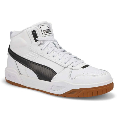Baskets montantes Puma Rbd Tech Mid, confortables et tendance, blanches 396148-08