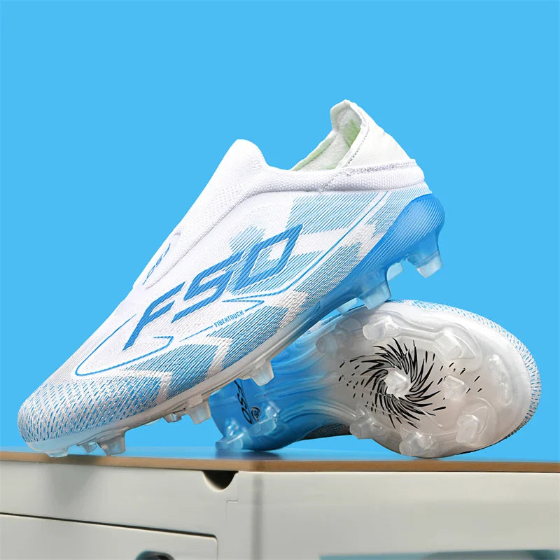 New Men Football Boots Non-Slip High-quality Soccer Shoes Grass Cleats High-top Futsal Sneakers Match Indoor Hot-selling Outdoor
