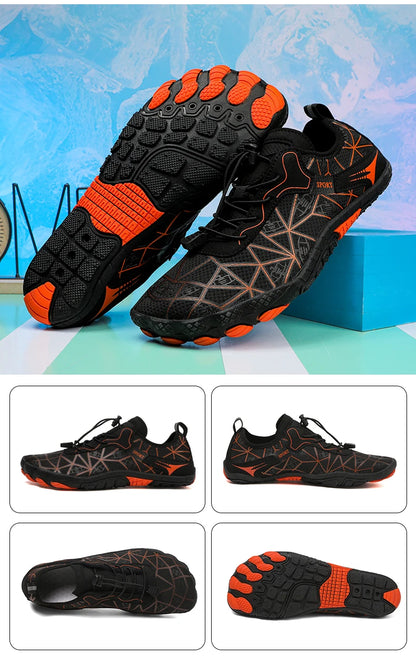 Barefoot-schoenen, sneldrogende, antislip, lichtgewicht wandelschoenen voor heren voor buitengebruik, geschikt voor het strand, wandelen, fitness, sportschoenen 36-4