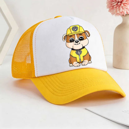 Baseballová čiapka pre chlapcov a dievčatá, letná nastaviteľná slnečná čiapka s motívom anime Paw Patrols Chase Skye, roztomilá retro slnečná čiapka, darček pre dospelých
