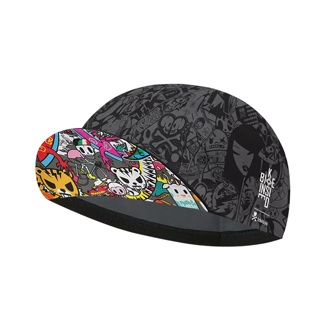 Cool style Cycling Caps Summer Breathable Sports Bicycle Hats Quick Dry Polyester Black Blue Bike Hats Classical Retro Runing