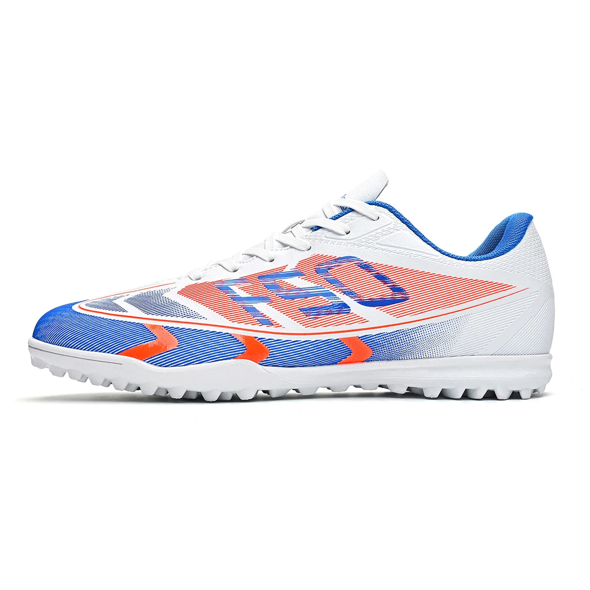 Adult TF football shoes are breathable, mesh, durable, flexible, casual, outdoor, stable, and professional football shoes