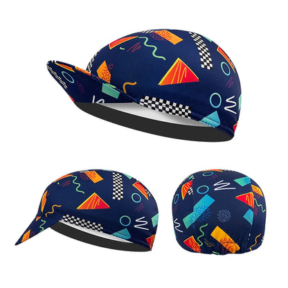 Polyester Quick Dry Cycling Men's Caps Road Bike Sports  Universal Size Summer Cool Cartoon Print