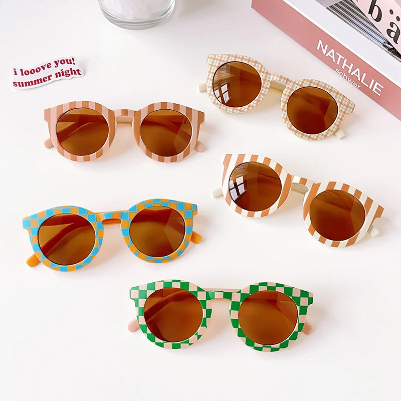 2026 Kids Personality Classic Outdoor Sun Protection Sunglasses Boys Girls Colors Protect Eyes Baby UV400 Sunglasses Children