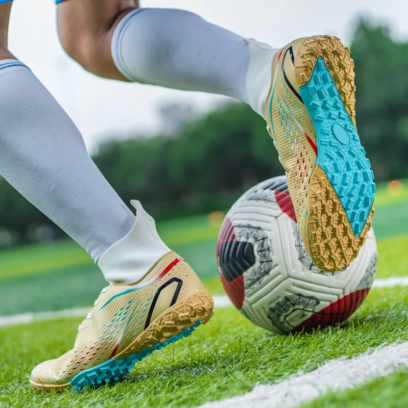 Men's Football Boots Professional Turf Futsal Match Grass Unisex Outdoor Training Soccer Shoes Soccer Cleats Non-slip Breathable