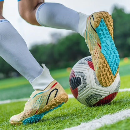 Men's Football Boots Professional Turf Futsal Match Grass Unisex Outdoor Training Soccer Shoes Soccer Cleats Non-slip Breathable