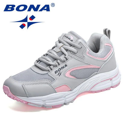 BONA New Designers hardloopschoenen, ademende outdoorsportschoenen, lichtgewicht sneakers voor dames, comfortabele sportschoenen voor dames