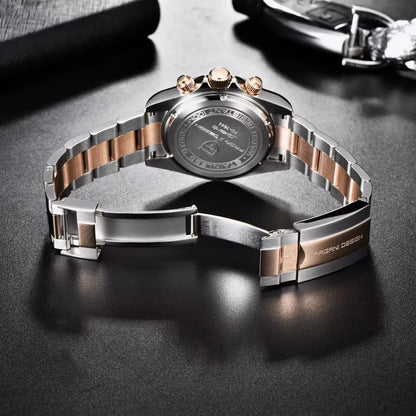 2026 New PAGANI DESIGN Mens Quartz Watches Top Brand Luxury Business Watch For Men Stainless Steel Waterproof Chronograph Clock