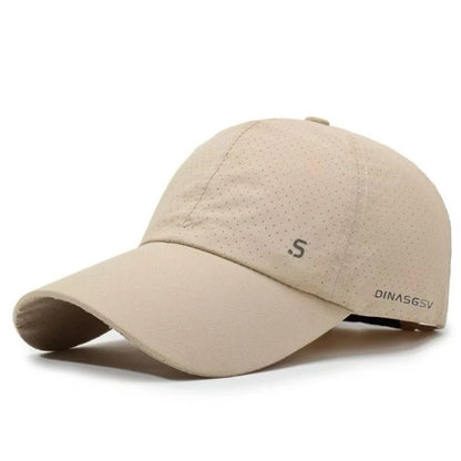 1 piece of summer quick drying mesh breathable outdoor sports duckbill cap for men and women sun shading baseball cap