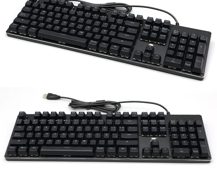 104 teclas retroiluminadas coreanas, francesas, rusas, españolas y alemanas para teclado mecánico con interruptores MX, perfil OEM, teclas ABS DIY