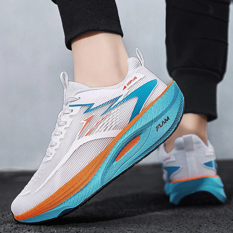 Unisex Sports Shoes Carbon Plate Walking Running Sneakers Shock-Absorbing Marathon Racing Athletics Training for Men's&Women