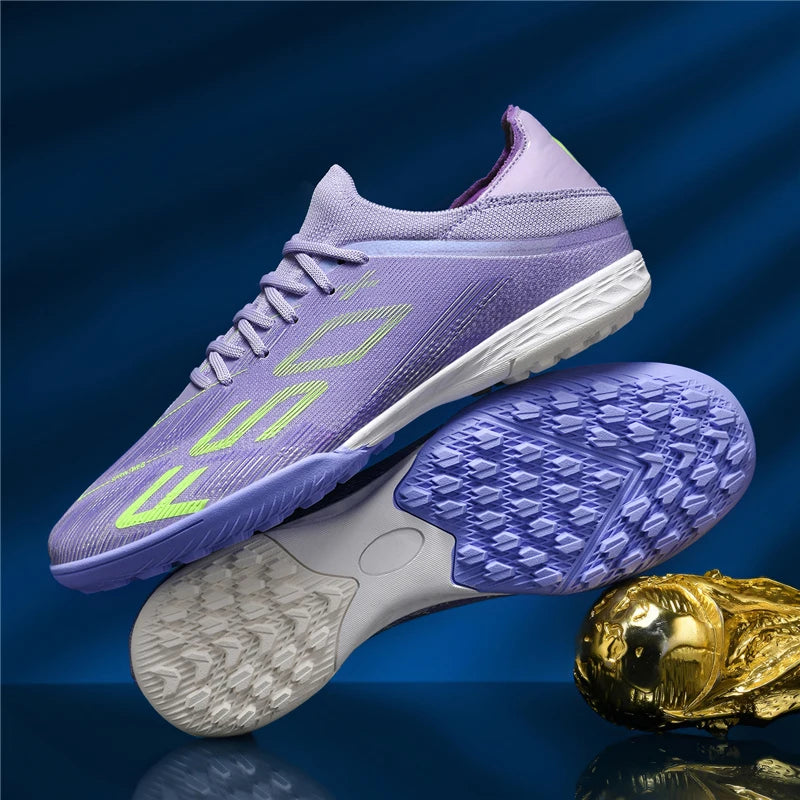 New Men's Soccer Shoes Futsal Football Boots Sneakers Match Grass Cleats High-Quality Non-Slip Indoor Hot-Selling High-Top Outdoor