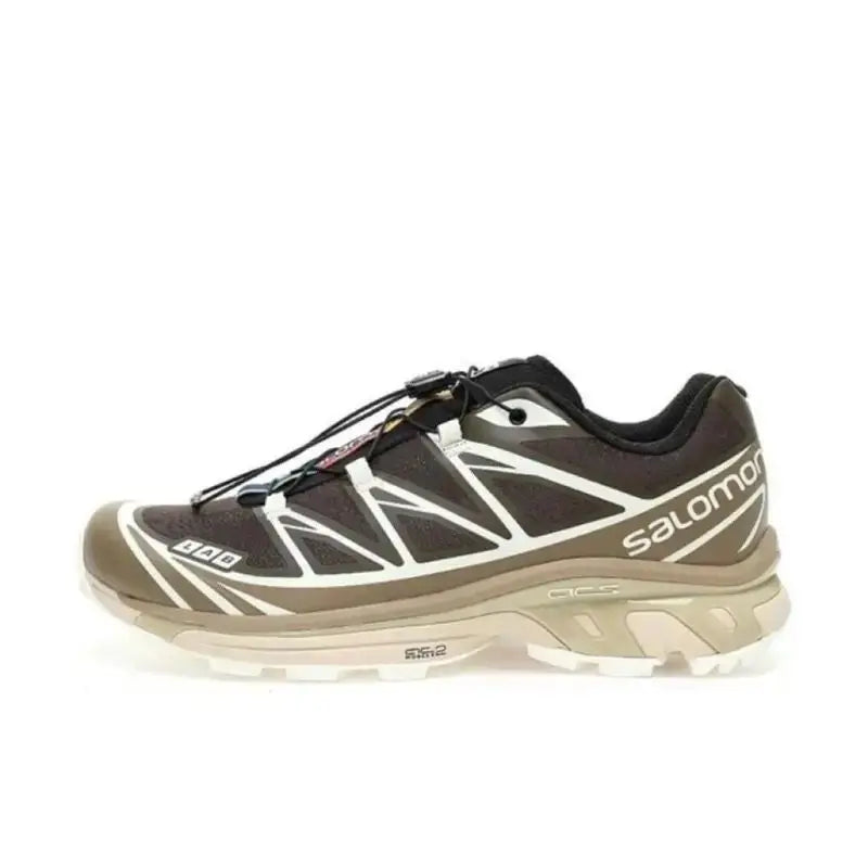 Salomon XT-6 Outdoor Performance Running Trainers for Hiking and Trail Sports (White/Black)
