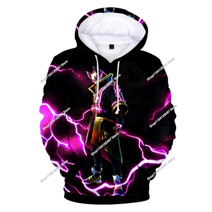 Fortnite Fighting Game 3D Print Hoodies Streetwear Children's Oversized Casual Sweatshirts Hoodie Man Coat Clothes