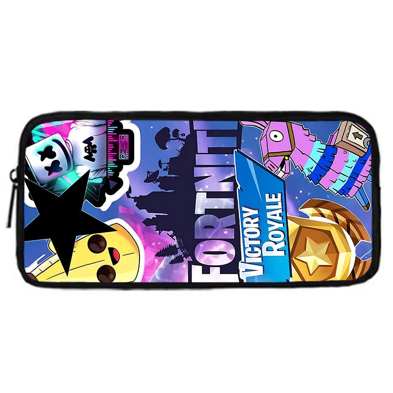 Child School Backpack with Lunch Bags ,Pencil Bags ,Hot Game Design-F-FortniteS School Bags for Boys Girls Best Gift