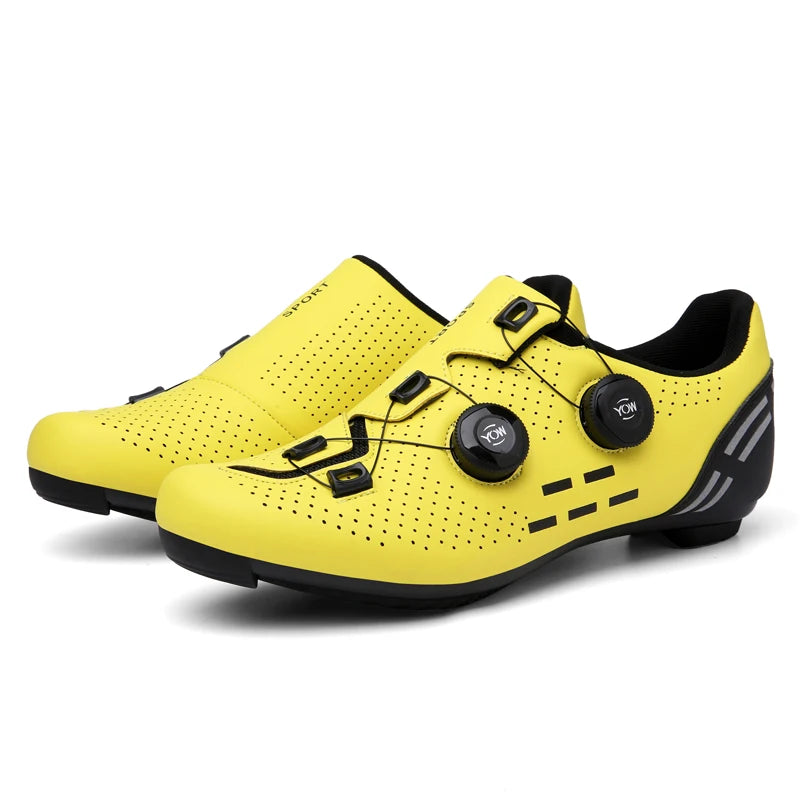 Hochwertige Fahrradschuhe für Herren, SPD, selbstverriegelnd, Rennrad-Sportschuhe, MTB-Mountainbike-Schuhe für Damen, rutschfeste Fahrradschuhe 36-47