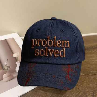 Problème de broderie sur le thème d’Halloween résolu : casquette sanglante d’horreur, idéale pour les fêtes d’Halloween, les accessoires de cosplay et les cadeaux