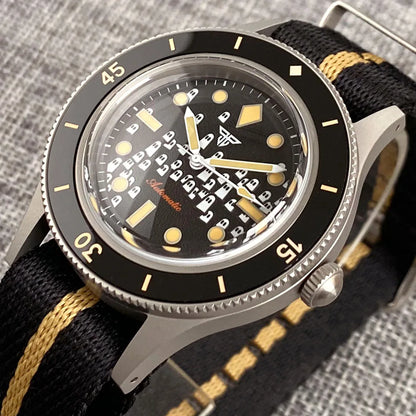 Super luminous Tandorio 50-Fathoms 40mm Sapphire Glass 200m Waterproof Ghost Pattern Miyota 8215 Automatic Movement Men Watch