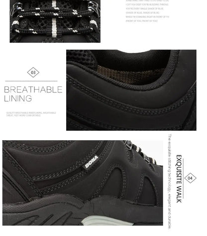 BONA Novedad Estilo Clásico Zapatillas de Senderismo para Hombre con Cordones Zapatillas Deportivas para Hombre Outdoor Jogging Trekking