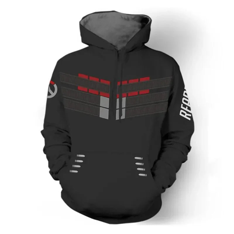 Anime Game Hoodie Sweatshirt 3D Printing Overwatch D.Va DJ Cosplay Costume Women Men Couple Hooded Jacket Top Clothing