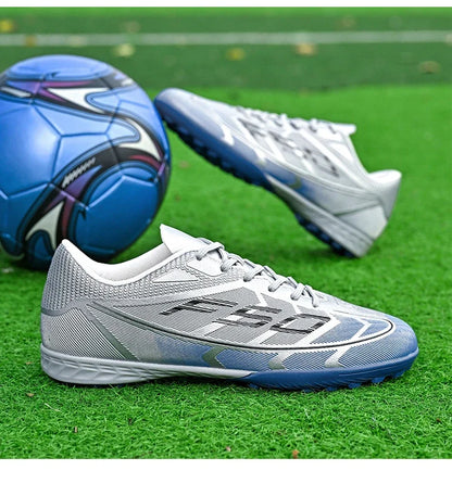 Nouvelles chaussures de football pour hommes, chaussures de sport respirantes, antidérapantes, de haute qualité, chaussures de football pour match en plein air, futsal, haute cheville, ultralégères