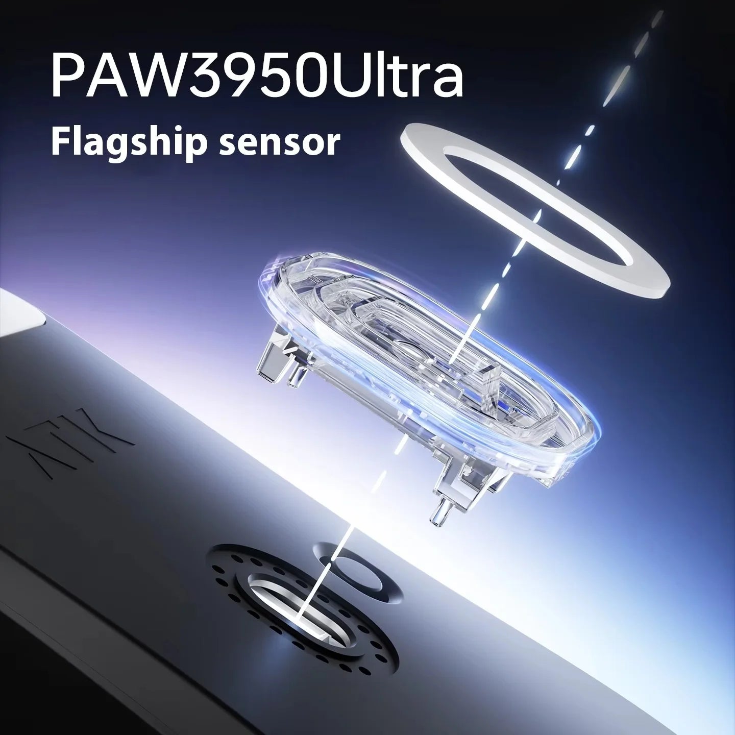 ATK F1 V2 Ultra MAX Gaming Mouse Wireless Tri-mode PAW3950 Double 8k Lightweight Ergonomics Esports Mouse Custom PC Accessory