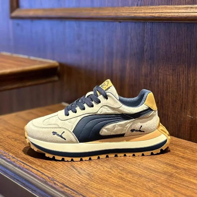 Casual Shoes Men's Sports Shoes Summer Casual Thick Soled Men's Shoes Soft and Comfortable Non-slip Outdoor Fashion Board Shoes