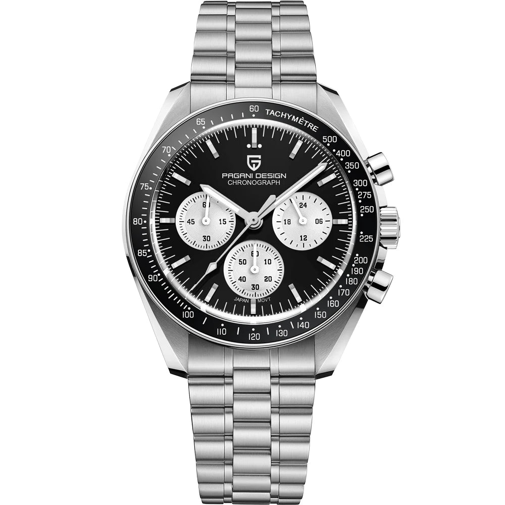 2026 New PAGANI DESIGN Mens Watches Quartz Speed Sports Chronograph Watch For Men Waterproof Luminous AR Sapphire Man Gift Clock