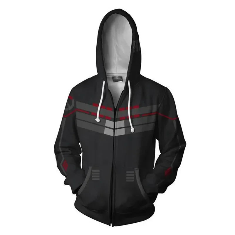 Anime Game Hoodie Sweatshirt 3D Printing Overwatch D.Va DJ Cosplay Costume Women Men Couple Hooded Jacket Top Clothing