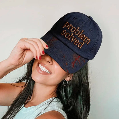 Problème de broderie sur le thème d’Halloween résolu : casquette sanglante d’horreur, idéale pour les fêtes d’Halloween, les accessoires de cosplay et les cadeaux
