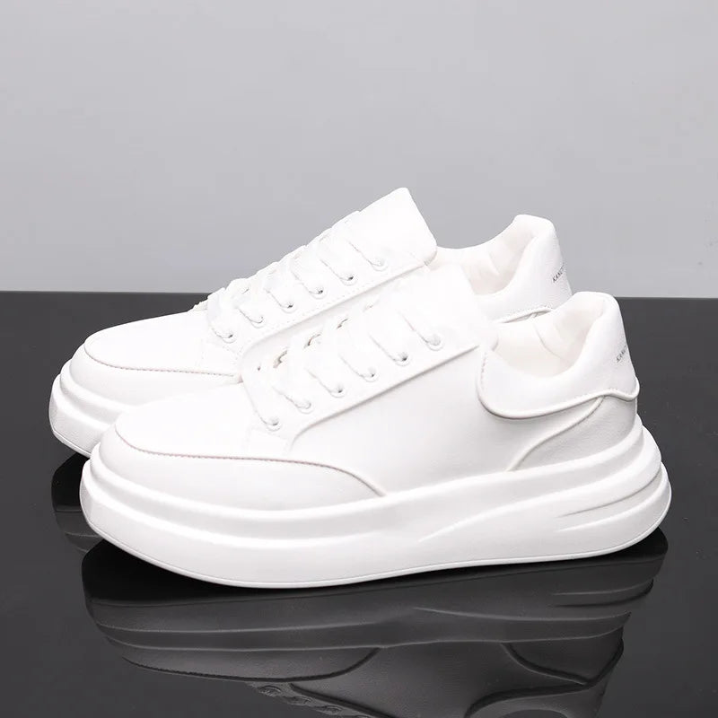 Kleine witte schoenen voor koppels Heren- en damesschoenen Sportschoenen Heren-sneakers Met verhoogde binnenzool Casual sportschoenen