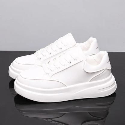 Kleine witte schoenen voor koppels Heren- en damesschoenen Sportschoenen Heren-sneakers Met verhoogde binnenzool Casual sportschoenen
